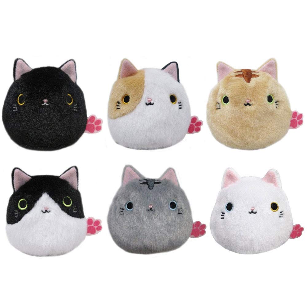 

Мягкая игрушка Nekodango Cat, набор из 6 штук, высота 7 см