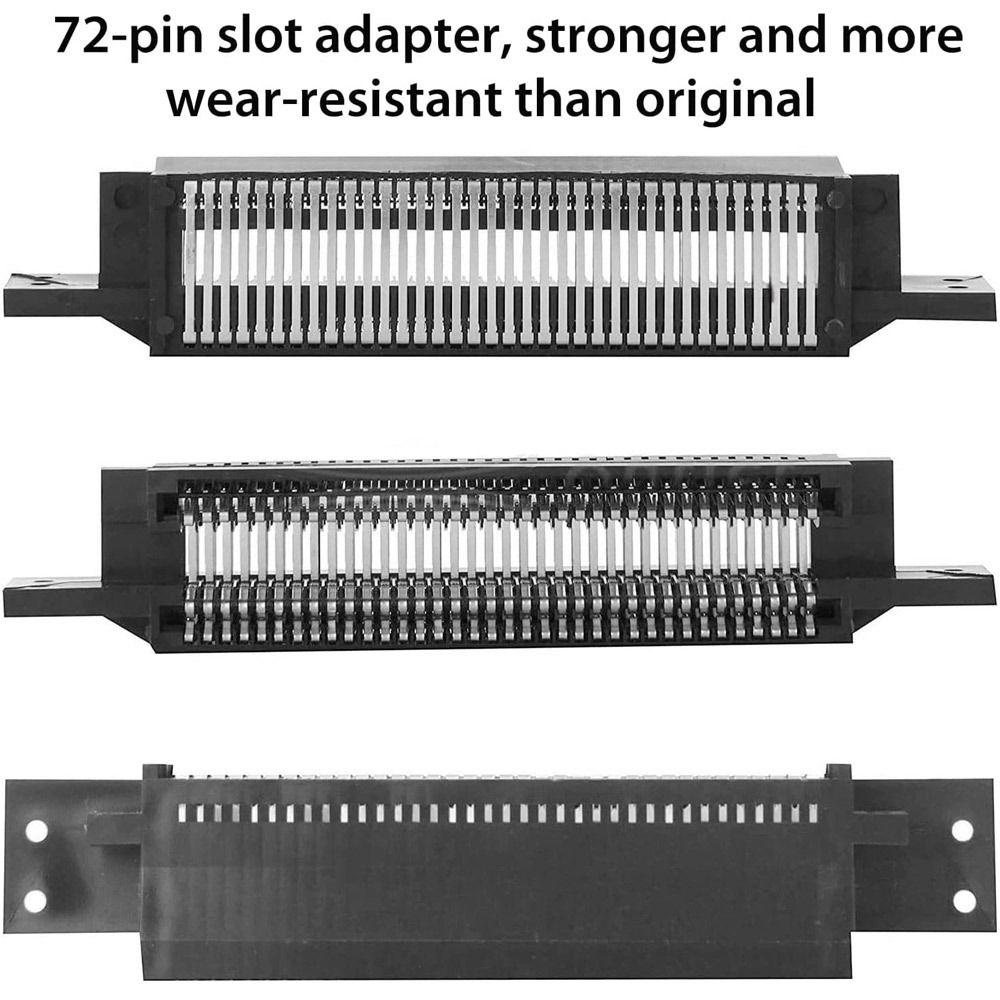 Unterhaltung Konverter Adapter Kassettensteckplatz für NES 8 Bit 72 Pin Anschluss Für NES
