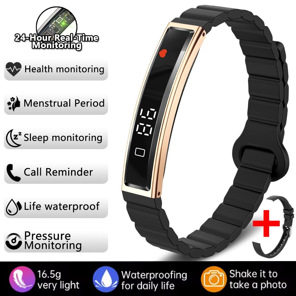 New Sports Smart Bracelet Women Men Heart Rate Sleep Monitoring Women's Health Watch IP68 Waterproof Smart Watch For Android