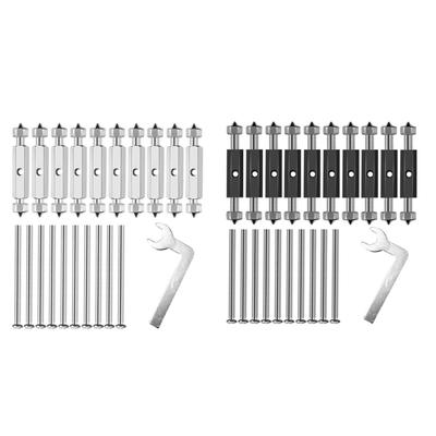 10Pcs Adjustable Cassette Screws Support Rod 86/118 Type Cassette Repair Device Wall Electrical Box Screw Tool Enduring