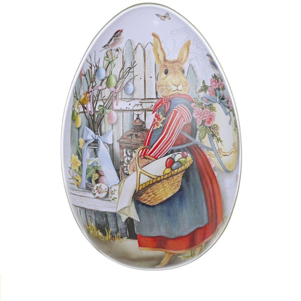 6 Easter Eggs Wedding Candy Jars Metal Tin Can Jewelry Accessories Box Gift