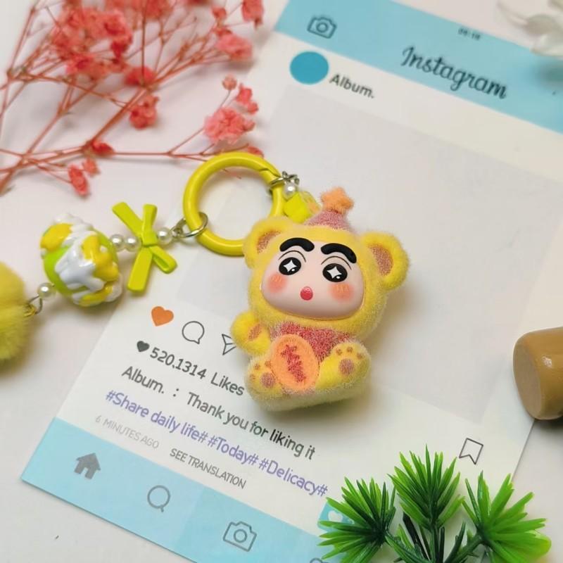 Crayon Shin-chan Toy Keychain Gifts Cartoon Shin-chan Hanging Pendant Keyring Backpack Pendant Charms Keychain for Children Gift
