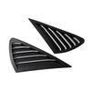 Mirror Covers For Ford Focus MK2 Hatchback 2005-2011 Car Rear Louver Window Side Shutter Cover Trim Sticker Vent Scoop ABS Carbo