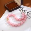 Minimalist Beaded Choker Necklace Women Summer Beach Acrylic Beads Necklaces Boho Statement Colorful Necklace
