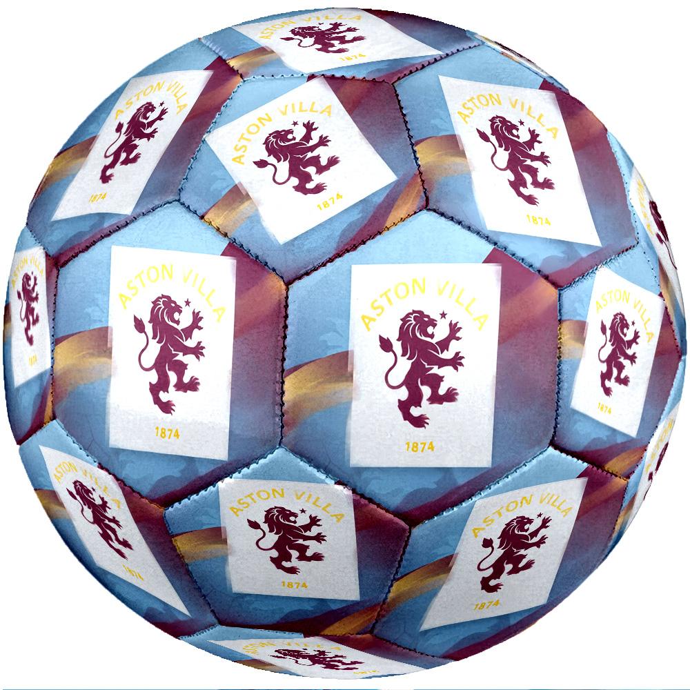 Aston Villa Football Size 5 Standard Football Durable Training Match Soccer Ball for Adult Outdoor Sports