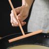 Zestaw 2 przyborów do naleśników ABWR z drewnianymi szpatułkami i łopatkami do smarowania naleśników - narzędzia do smarowania ciasta tortilla rake