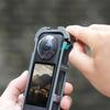 Aluminum Magnetic Cage Frame With Cold Shoe Silicone Lens Cap Insta360 X5 X4 Air Action Camera Accessory