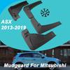 For Mitsubishi ASX 2013- Automotive Tire Mudguard Waterproof Prevent Mud Splashing Car Mud Flap Fender Trim 4pcs Accessories