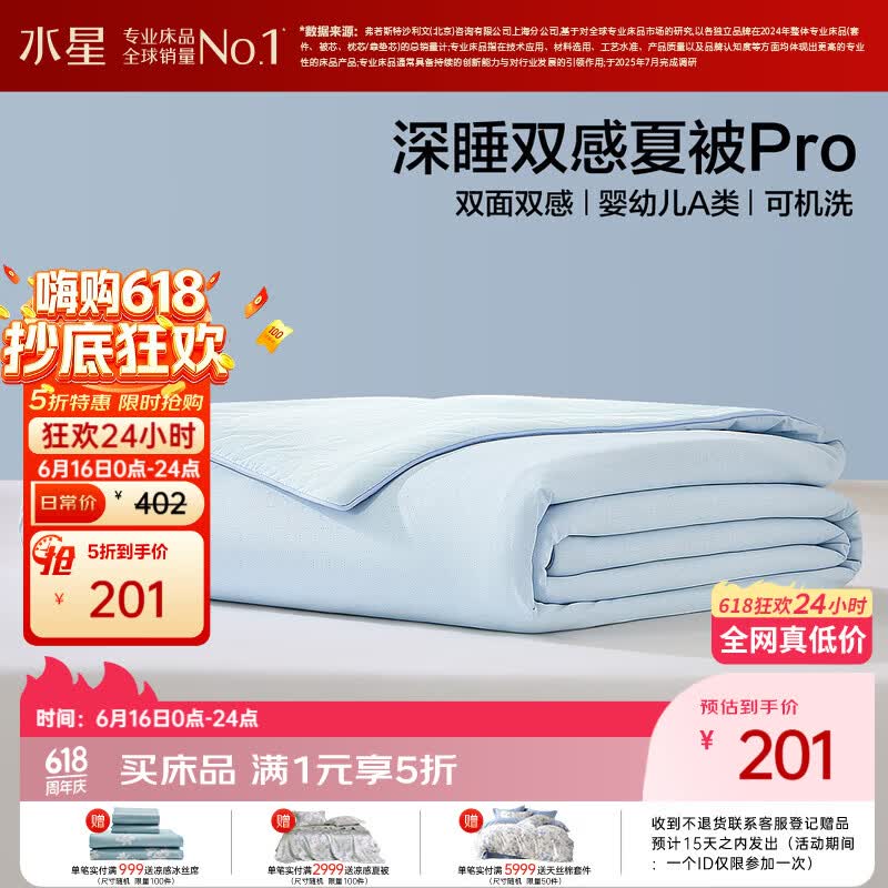 Mercury Home Textiles Двустороннее прохладное летнее одеяло Dual-Sense 200*230cm