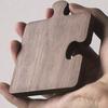 Creative solid wood biscuit coasters, household mugs, coffee coasters, wooden insulation mats, dining table heat-resistant mats