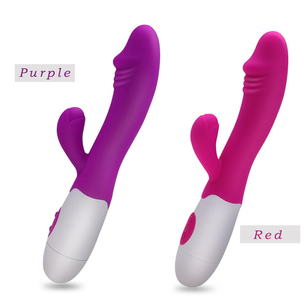 Dildo Vibrator 10 rychlostí G bodové vaginální klitoris stimulující silikonové sexuální hračky pro ženy