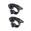 2Pcs Bike Seat Post Clamp 30mm Aluminum Alloy Tube Clip Bicycle Seatpost for Mountain