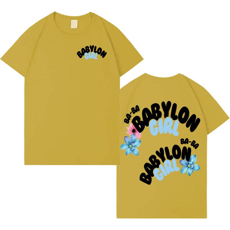Rapper Danny Ocean Trendy Music Double Sided Print Harajuku Aesthetic Oversized TShirt Men Crewneck Y2K Cozy Tee Shirt Hot Sale