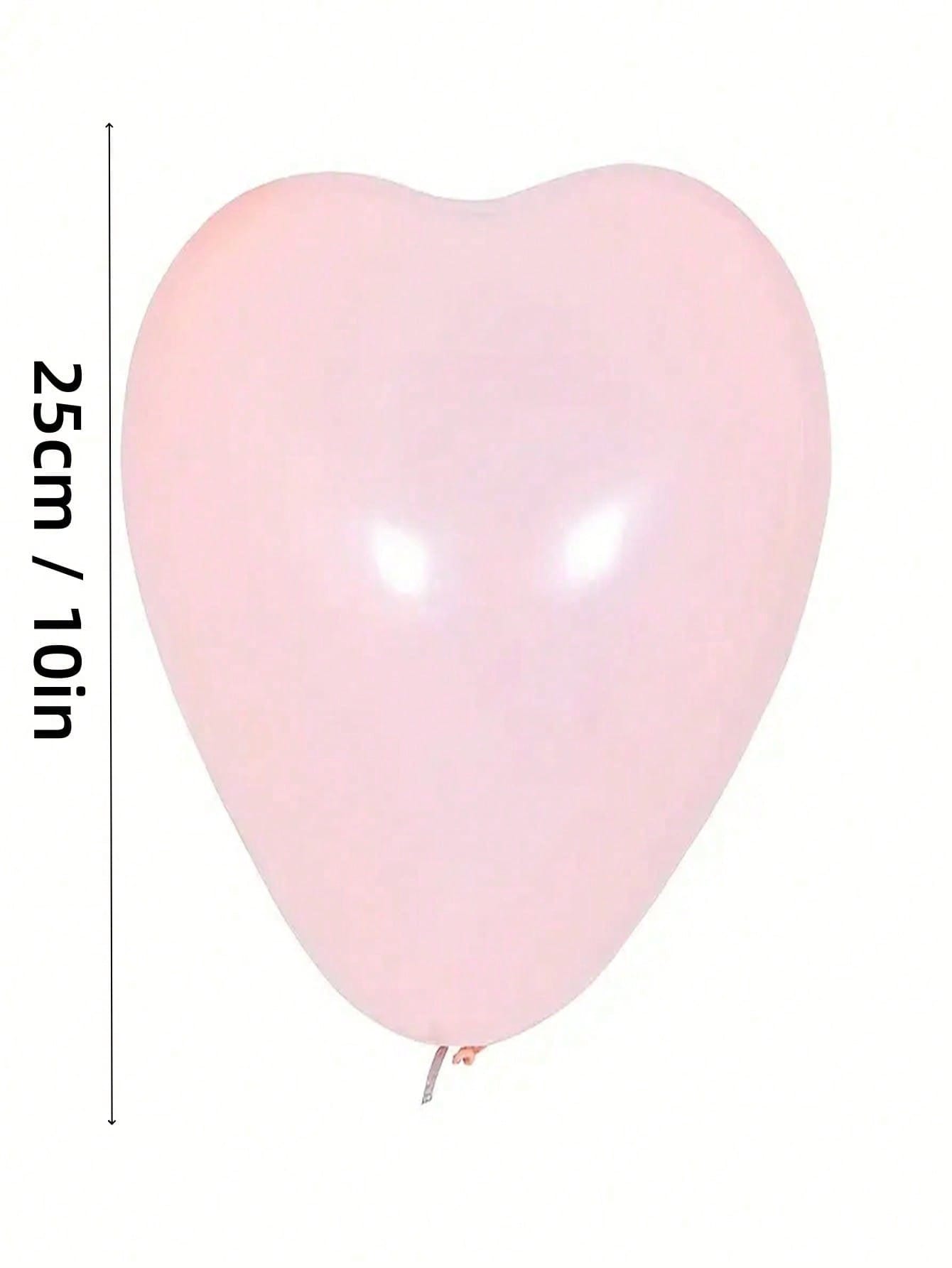 

20pcs 10Inch Pink Macarons Heart Shape Latex Balloon Birthday Party Decorations Wedding Valentine s Day Decor Kids Shower Globos 10inch