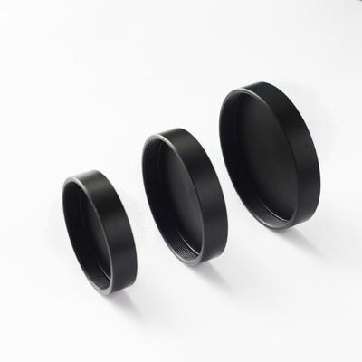 Staubschutzkappen für Teleskopobjektive für M42/M48/M54 x 0,75 mm, schwarze Schutzhülle aus Aluminium, Okularabdeckung für astronomische Teleskope