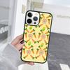 Cute Cartoon Carrot Pattern Phone Case For iPhone 17 Air 15 16 Cover  11 13 14 Pro Max 12 Plus Max Fundas