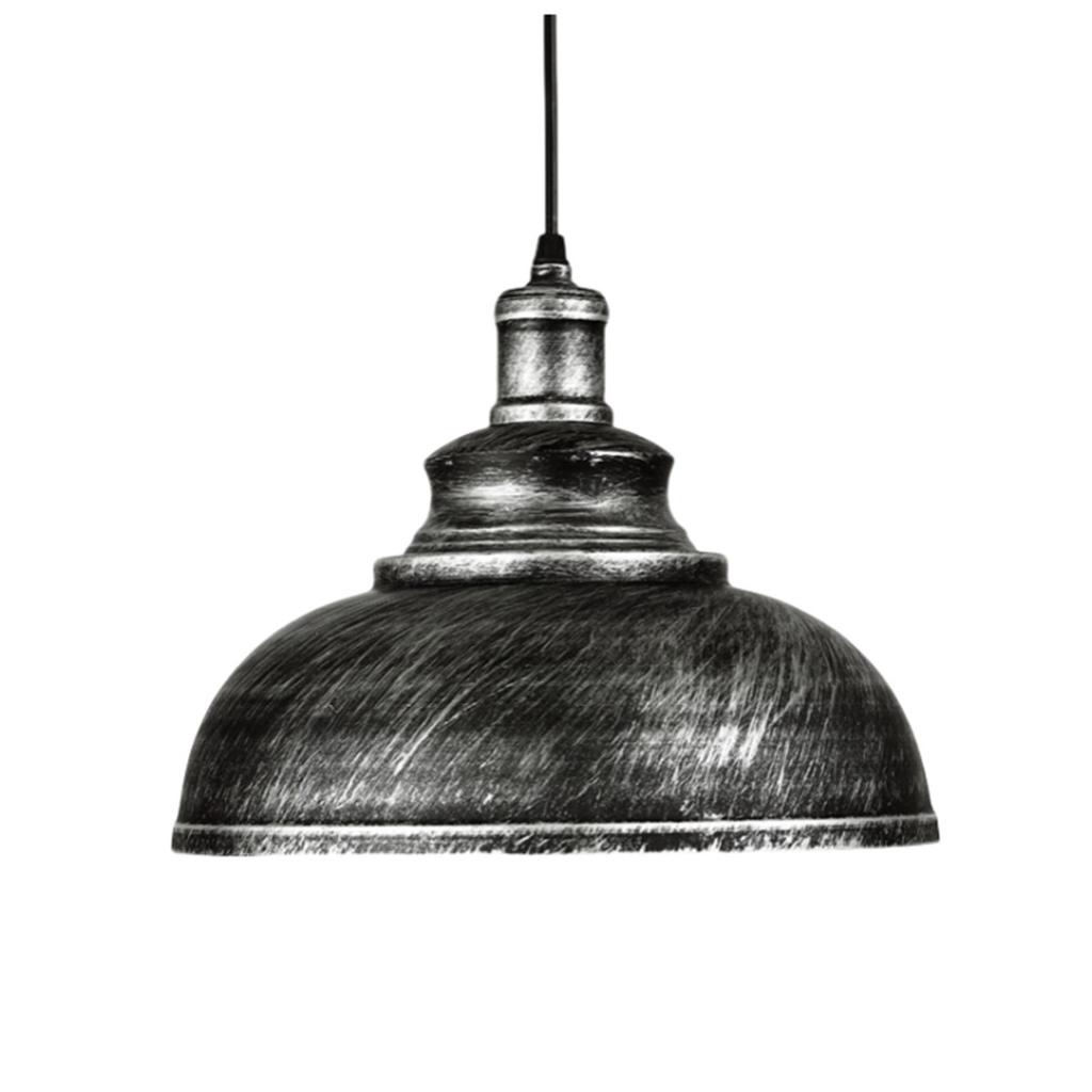 Adjustable Height Farmhouse Lamp Industrial Hanging Light Metal Pendant Light