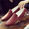 Large Size Men's Shoes Genuine Leather Doudou Shoes Summer Trend Breathable Casual Leather Shoes Korean Version Douyin Popular Driving Shoes