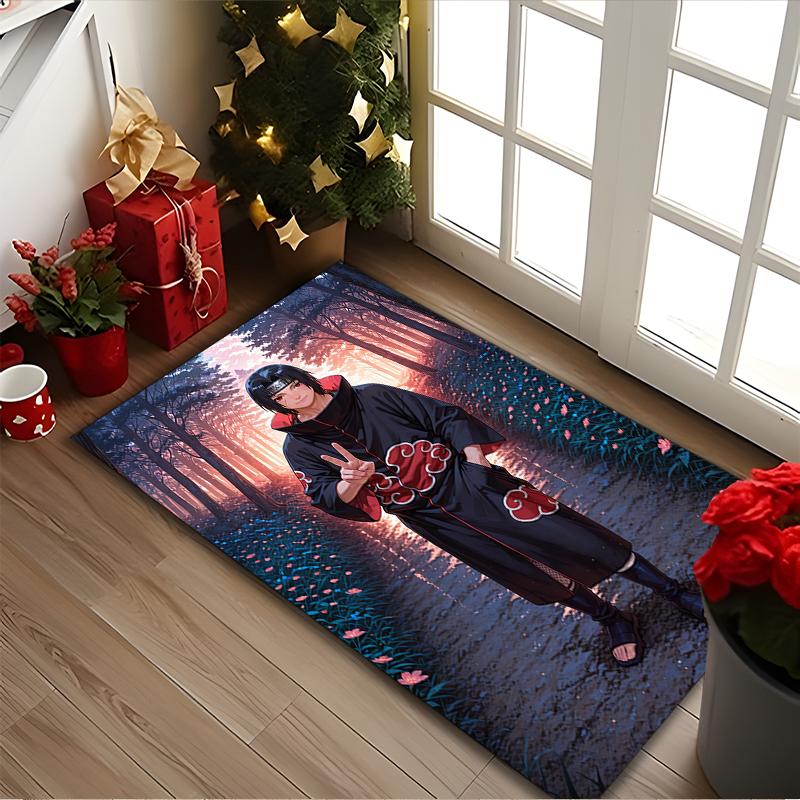 [naruto Printed Carpet] Durable Home and Office Area Rug, Kitchen Farmhouse Decorative Floor Mat