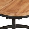  Slotted Tables, 3 Pcs., Solid Acacia Wood