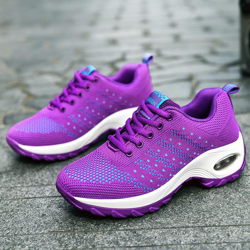 

Сетчатые нескользящие холодные липкие туфли спортивные туфли для ходьбы для пожилых людей весенне-осенние туфли мягкая подошва тонкие 43 фиолетовый