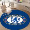 1pc Football Team (40) Design Printed Area Round Carpet for Bedroom Living Room Home Decor Rugs Mat Non Slip Mat Rug for Bedside