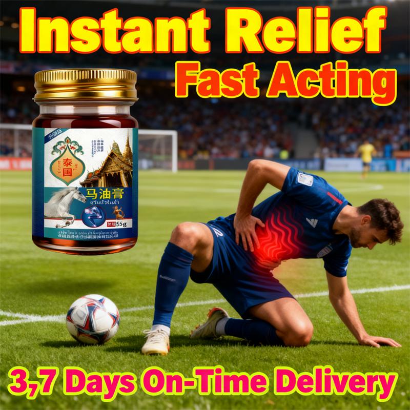 Unguent Autentic cu Ulei de Cal Thai - Pentru Mușchi și Articulații Dureroase, Balsam Topic 55g