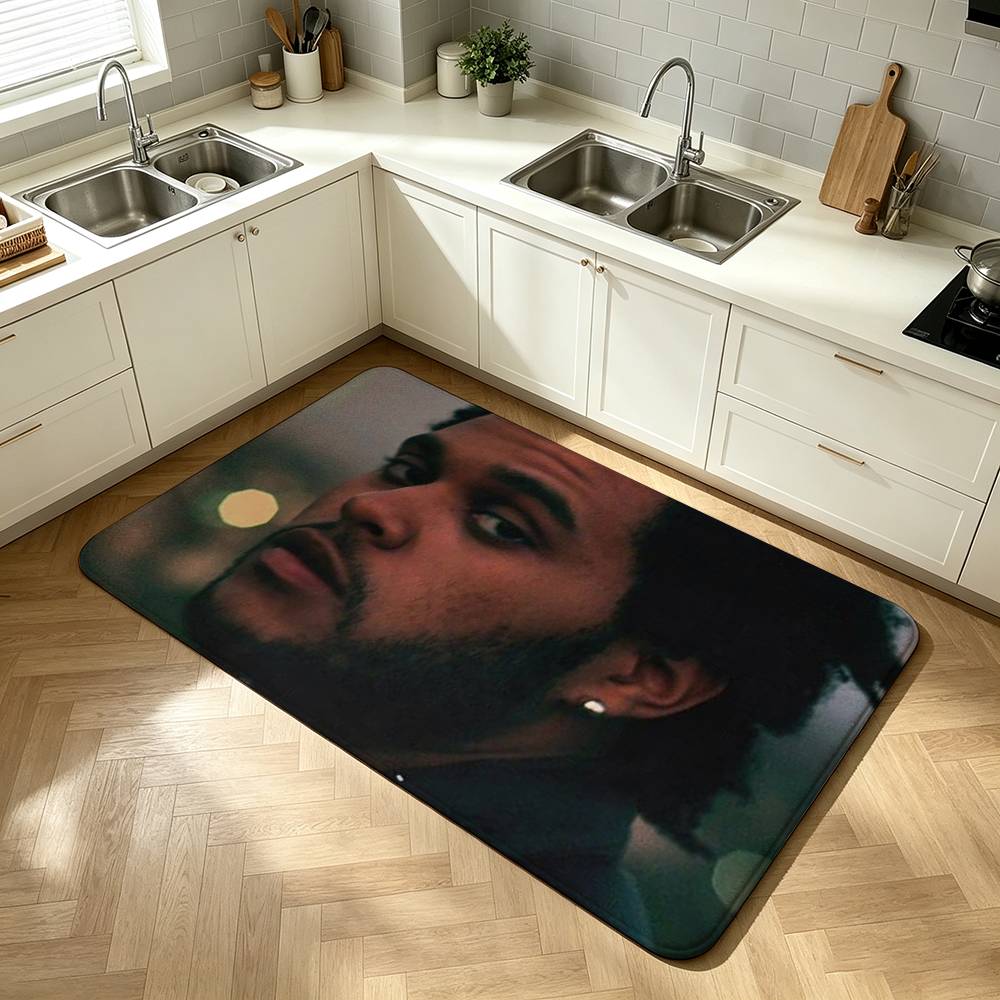 The Weeknd XO Singer Shower Room Absorbent Small Floor Mat Soft Comfortable Decorative Foot Mat