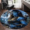 1PC Ava-tar Adventure Round Rug, Non-slip Chair Mat, Home Decor, Circle Carpet Perfect for Office, Bedroom, Living Room,Christmas Gift