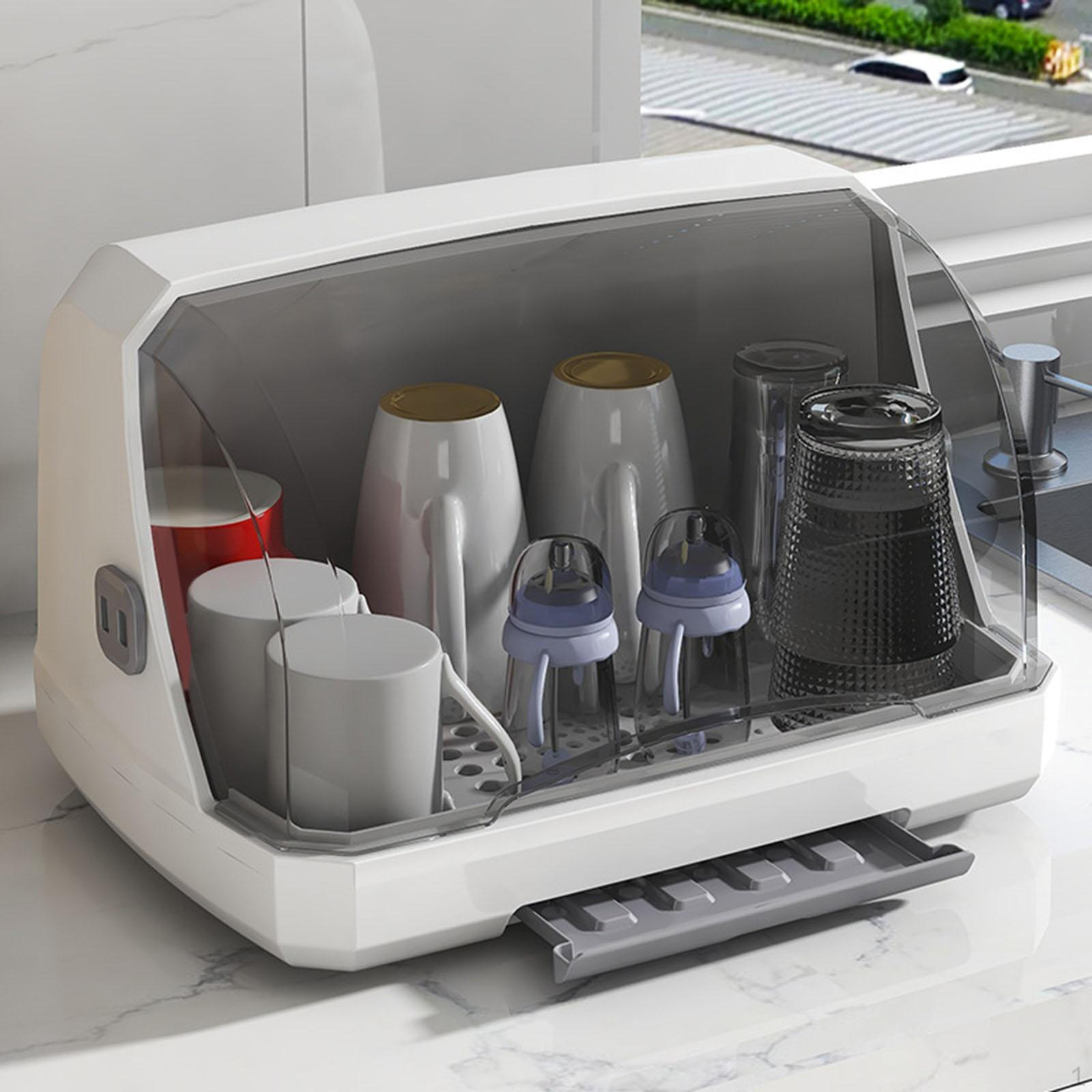 

Сушилка для бутылок, держатель для сушки чашек, сушилка для посуды, ящик для хранения посуды для декора, бытовой техники M серый