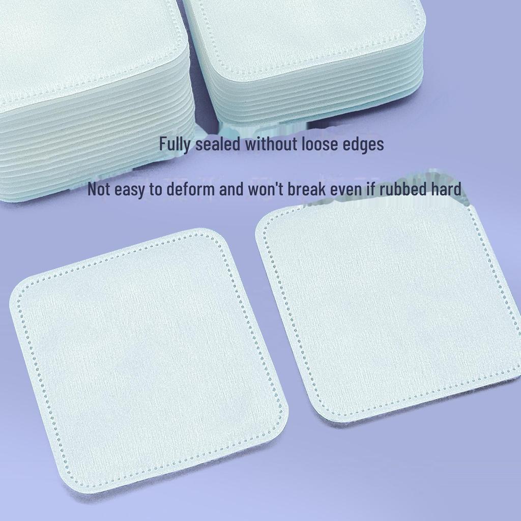"Dicke, fusselfreie quadratische Wattepads zur Make-up-Entfernung - Spezielle Box enthalten"