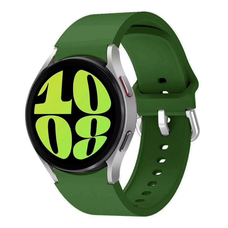 Silicone Band for Samsung Galaxy Watch 7/6/5/4 44mm 40mm/5 Pro 45mm Bracelet Galaxy Watch 4/6 Classic 47mm 43mm 46mm 42mm Strap