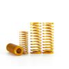 Creamily 2pcs Lightest Load Die Mold Springs Tf Yellow Spiral Stamping Compression Spring Od25mm Id12.5mm Length 20 - 200mm