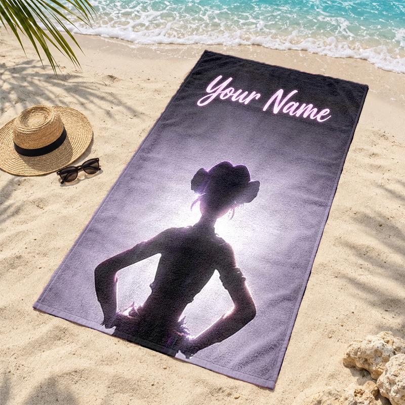 Kpop demon hunters Custom Name Beach towels also serve as bath towels summer essential a musthave for the outdoors the beach and the pool