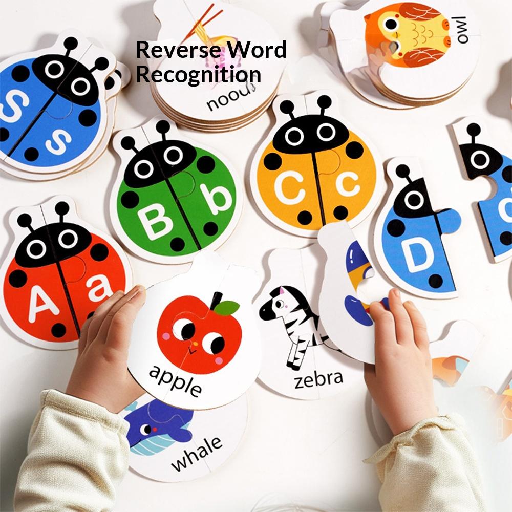 Coogam Interactive Alphabet Educational Toy, ABC Number Letters Spinning Game, Montessori Educational Toy Gift for 3 4 5 Year Old Baby Toddlers