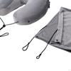Inflatable Neck Pillow with Handy Carrying Pouch