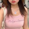 Gradient Hollow Flower Pendant Necklace Y2K Choker Collar Necklace Clavicle Chain Neckband Party Jewelry for Women Girls