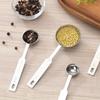 4-Piece Stainless Steel Measuring Spoon Set with Scale for Coffee, Baking, and Seasoning