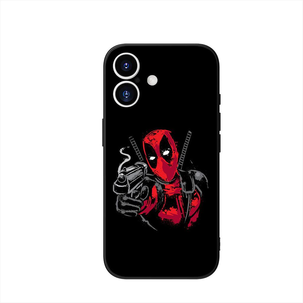 Phone Cover for Apple iPhone 17 16 11 Pro XS Max 16E 6 7 8 Plus SE 2022 X XR 6S Air Case Super hero Marvel Deadpool Superhero