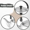 Stainless Steel Teapot Coffee Pot Kettle Versatile with for Boiling Water Tea Hotel