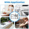 2 Compartment Sink Kitchen Sink, Stainless Steel Utility Sink Free Standing Outdoor, Commercial Restaurant Set w/Faucet