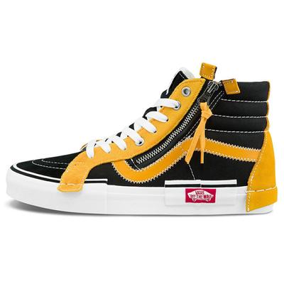 Sk8 Hi Reissue Cap Skate Shoes Black/Yellow Vans VN0A3WM15FG