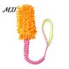 Durable Dog Chew Toys Rope Toy, Interactive Plush Tug with Reinforced Handles, Tear Proof Dental Cleaning Polyester Toy for Small Large Dogs