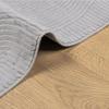 IZA Short Pile Rug Scandinavian Style Grey 100 X 200 Cm