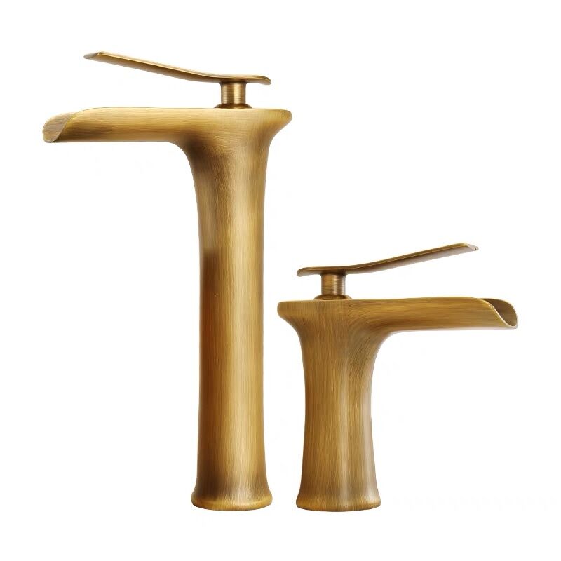 Antique Bronze Bathroom Faucet Basin Faucets Hot & Cold Brass Bathroom Sink Faucet Waterfall Lavotory Faucet Mixer Water Tap