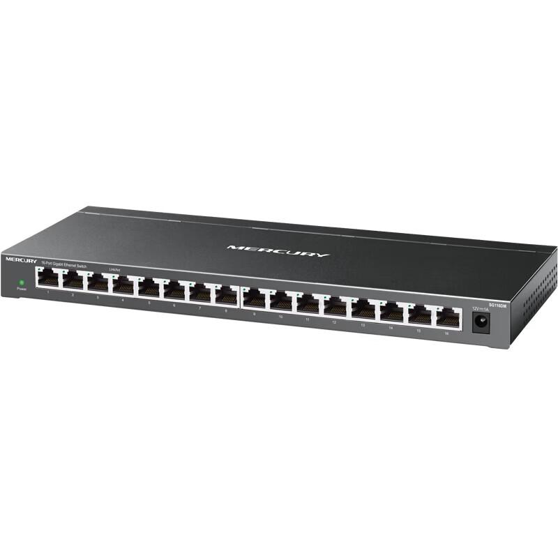 MERCURY 16-Port Gigabit Desktop Ethernet Switch