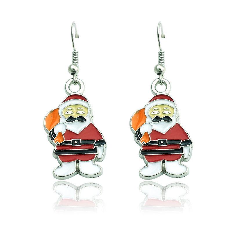 2018 European & American Santa Claus Earrings - Fashionable Christmas Jewelry Gifts