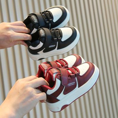 Children's Sports Shoes 2025 Spring and Autumn Girls Soft Sole Small White Shoes High Top Boys Casual Board Shoes