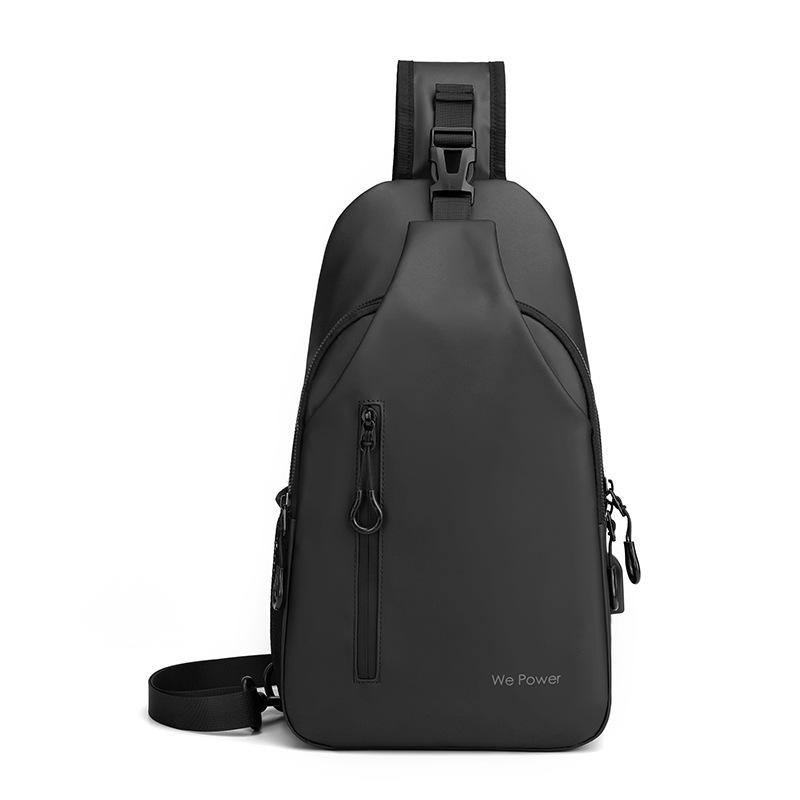 Męska torba na klatkę piersiową, podróżna torba na ramię, torba na ramię, plecak, duża pojemność, wielofunkcyjna, wodoodporna i zabezpieczona przed kradzieżą