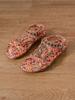 Fashion Bohemian Spring 2025 New Large Size Flat Flower Rhinestone Sandals Open-toed Beach Ladies Sandals